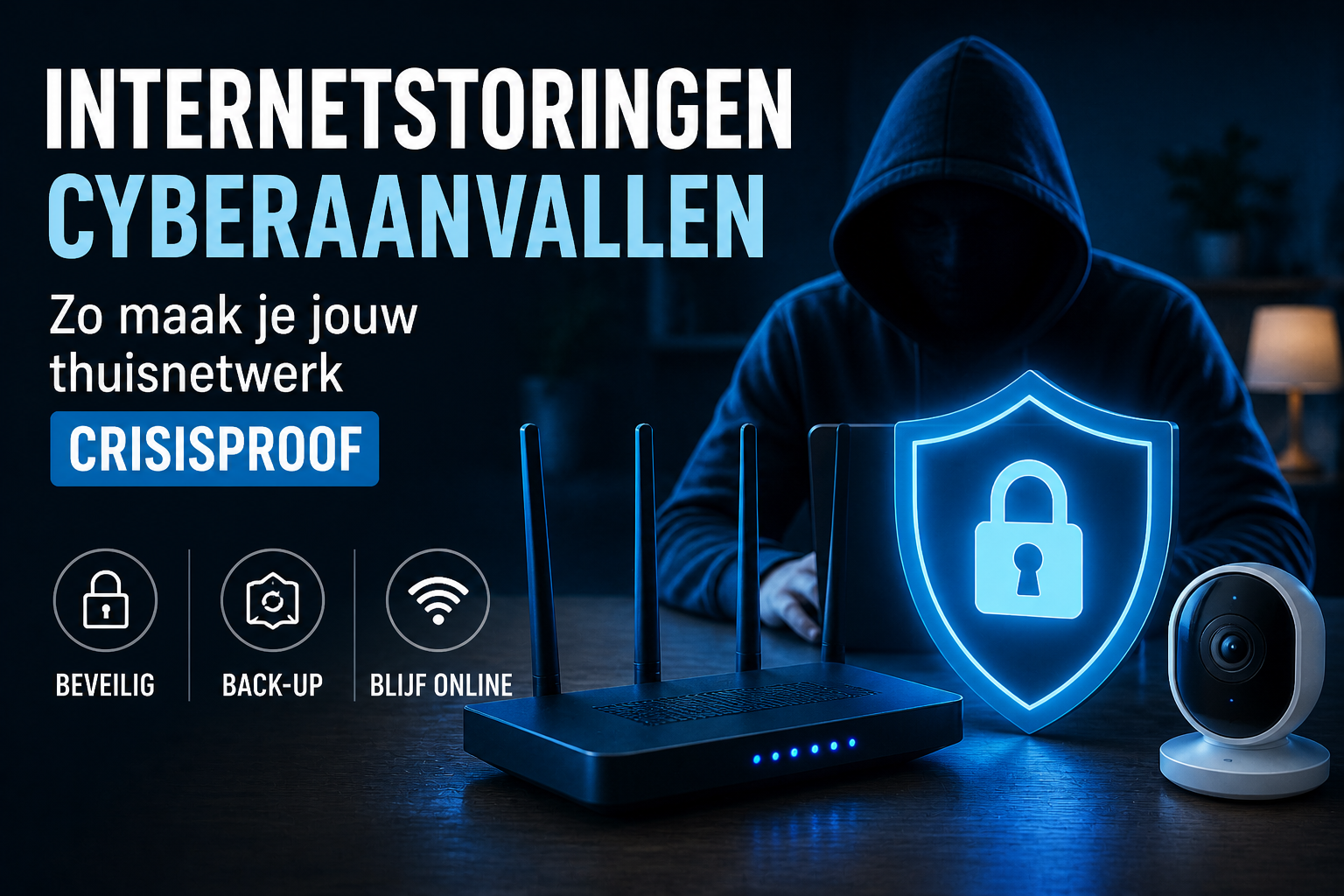 Internetstoringen door cyberaanvallen: zo maak je je thuisnetwerk en bereikbaarheid crisisproof